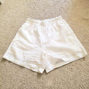 Baleno Ladies Exclusive Off White Paperbag Wide Leg Shorts Womens Medium